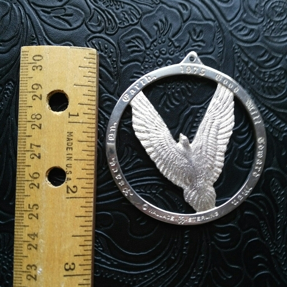 Sterling Silver Eagle Pendant~Wallace - Picture 3 of 7